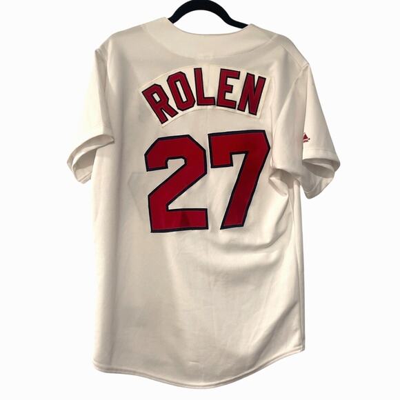 Vintage 2006 Men's M MLB St. Louis Cardinals GAME DAY Jersey #27 Rolen Baseball - Picture 2 of 9